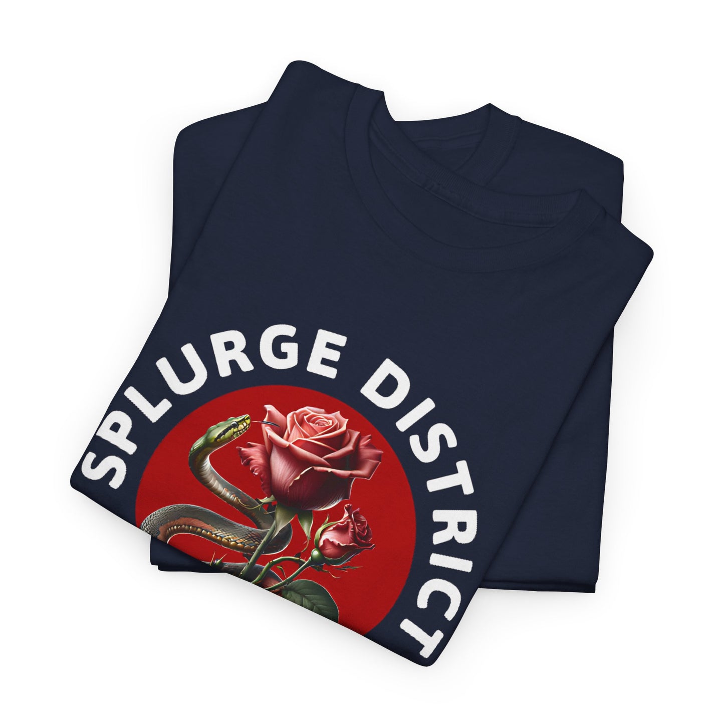 Splurge District Graphic Tee - with Rose Design