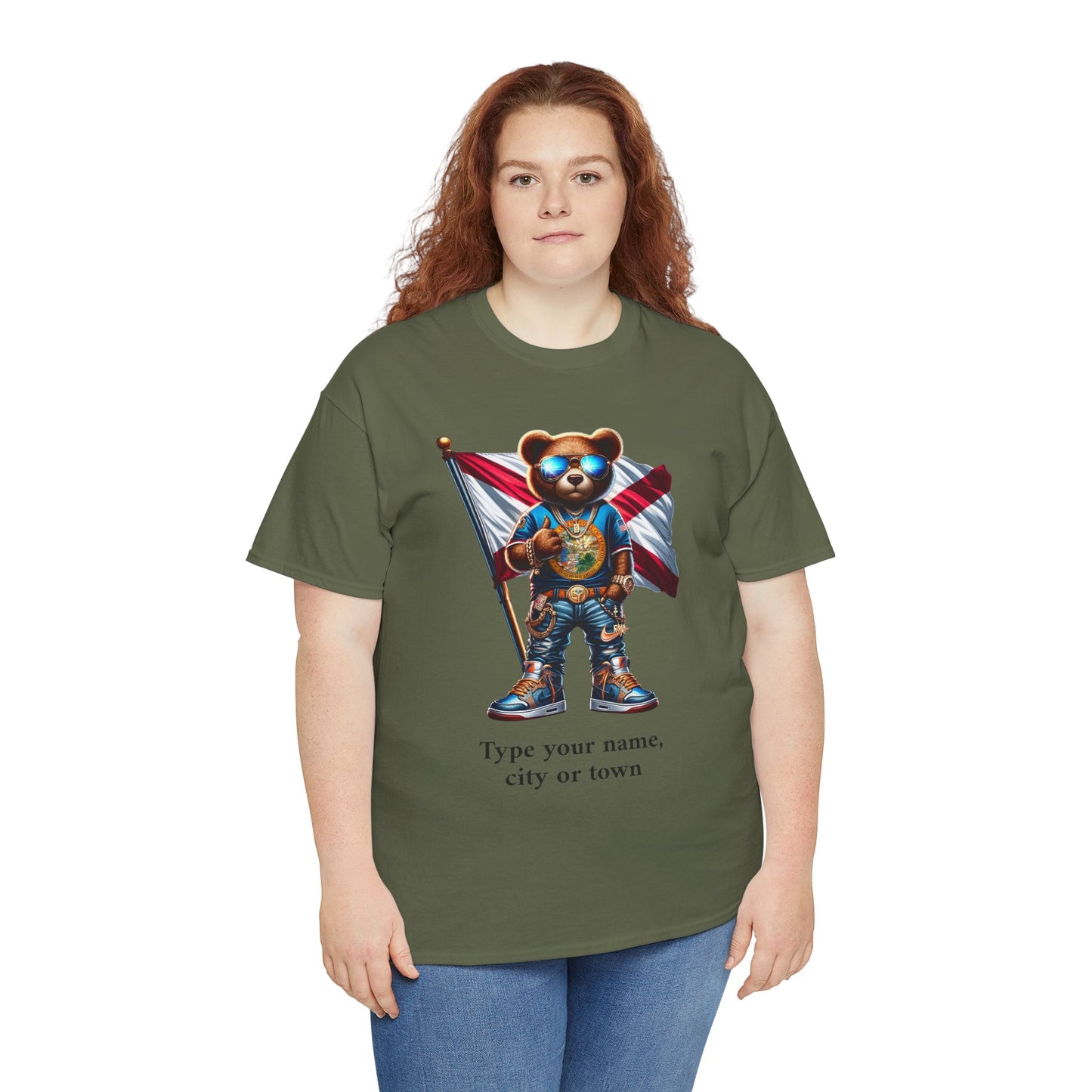 Florida Drip Bear #1 – Luxury Streetwear Graphic Tee - Personalized Unisex Shirt, also for Kids