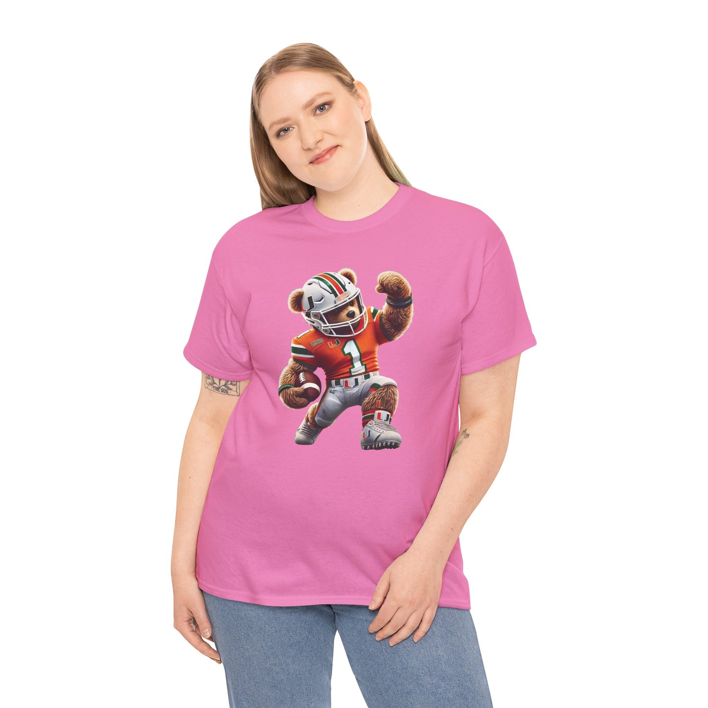 Miami Hurricanes Football Teddy Tee (Express Delivery available)