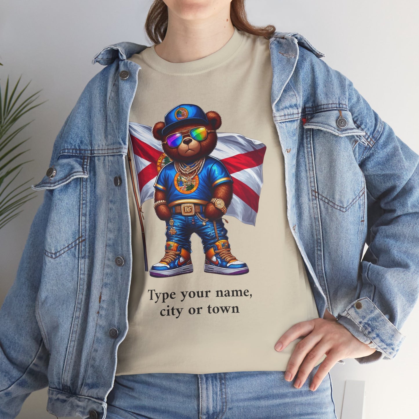 Florida Drip Bear #2 – Luxury Streetwear Graphic Tee - Personalized Unisex Shirt, also for Kids