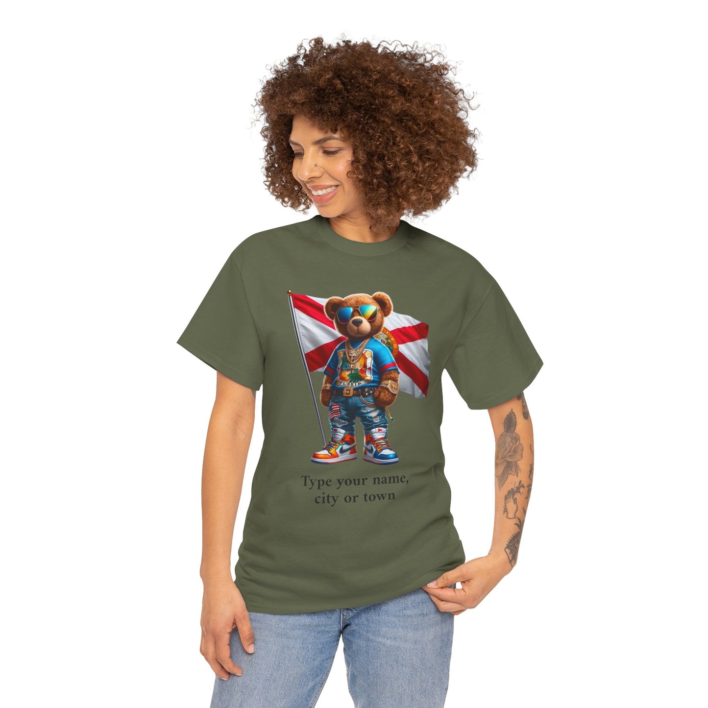 Florida Drip Bear #4 – Luxury Streetwear Graphic Tee - Personalized Unisex Shirt, also for Kids
