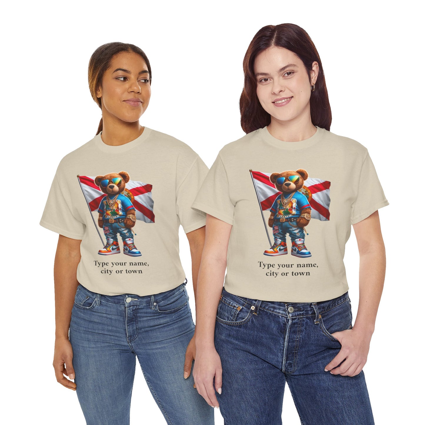 Florida Drip Bear #4 – Luxury Streetwear Graphic Tee - Personalized Unisex Shirt, also for Kids