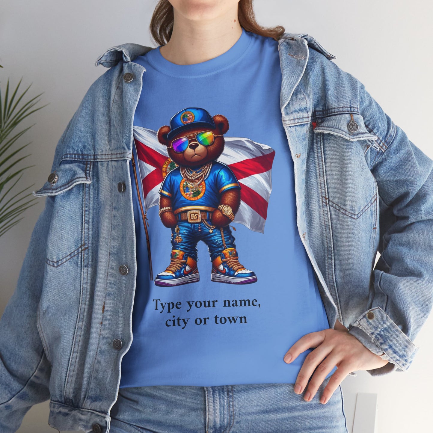 Florida Drip Bear #2 – Luxury Streetwear Graphic Tee - Personalized Unisex Shirt, also for Kids