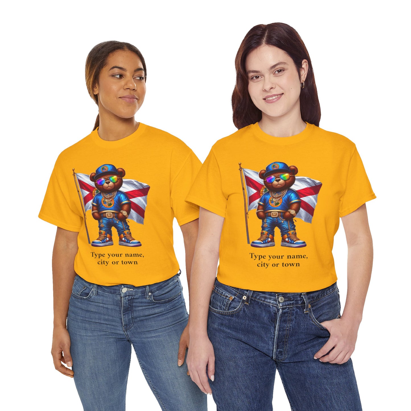 Florida Drip Bear #2 – Luxury Streetwear Graphic Tee - Personalized Unisex Shirt, also for Kids