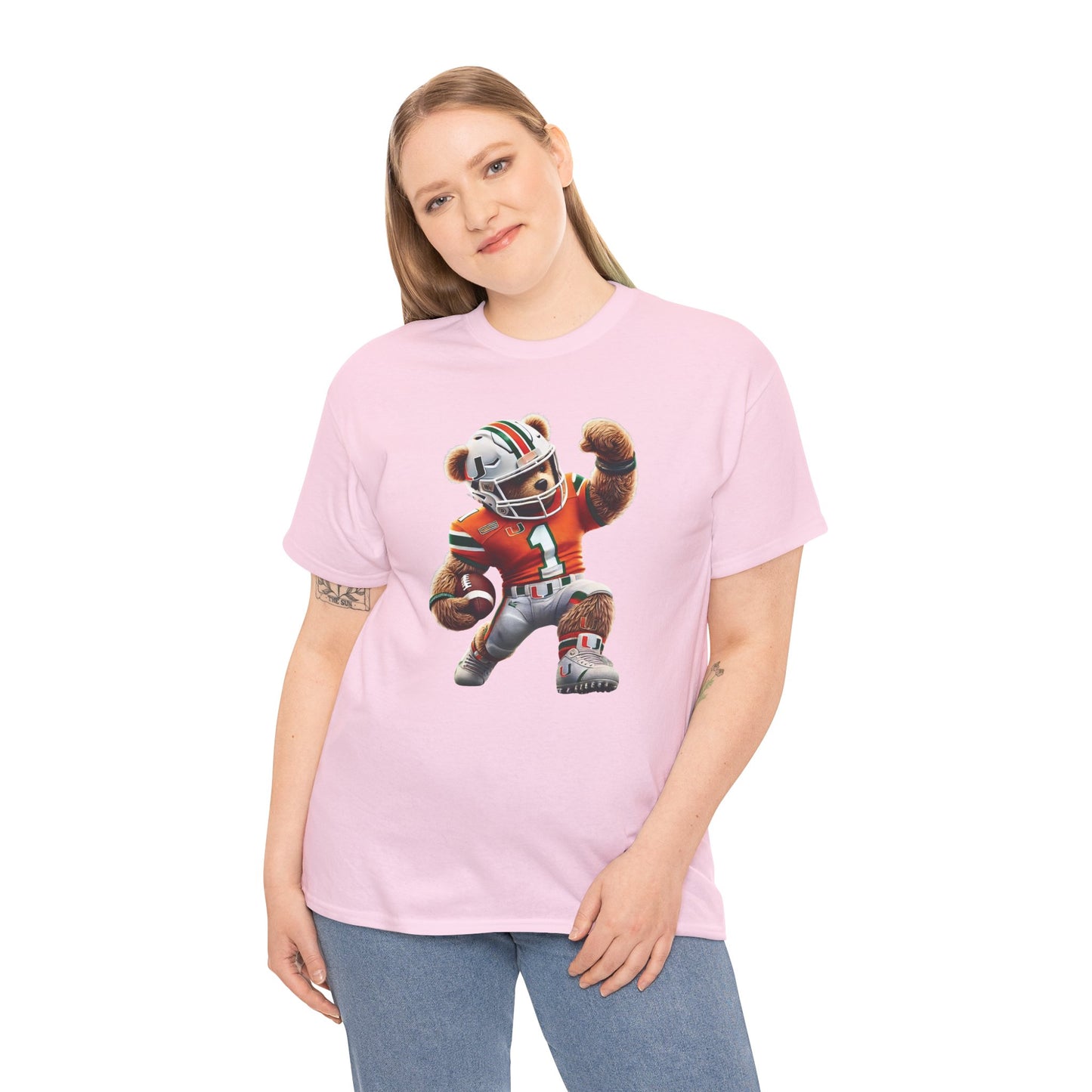 Miami Hurricanes Football Teddy Tee (Express Delivery available)