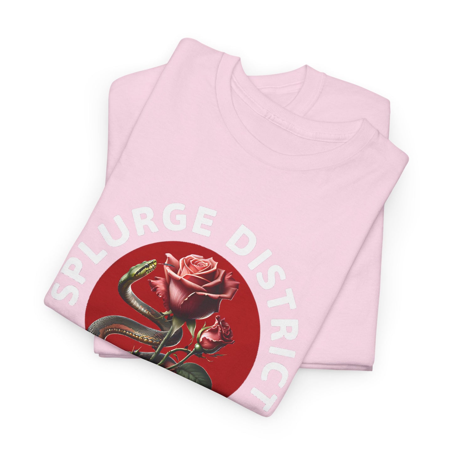 Splurge District Graphic Tee - with Rose Design