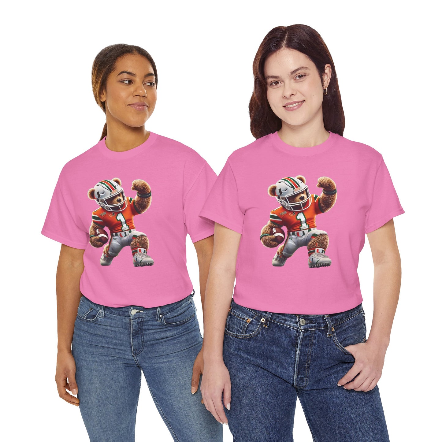 Miami Hurricanes Football Teddy Tee (Express Delivery available)