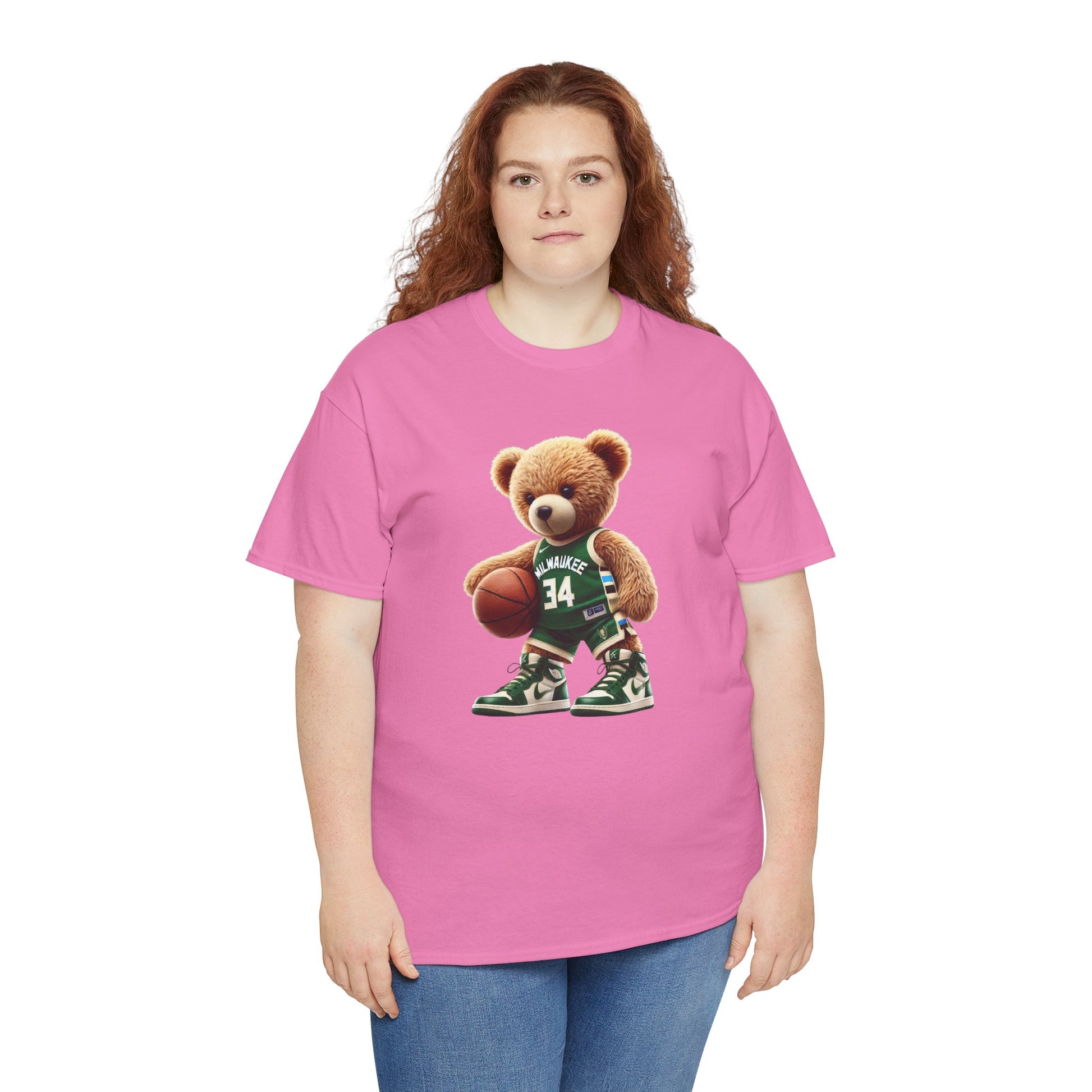 Milwaukee Bucks Teddy Bear Unisex Tee - Express Delivery available