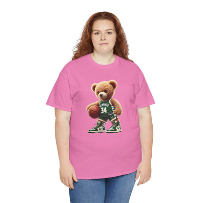 Milwaukee Bucks Teddy Bear Unisex Tee - Express Delivery available