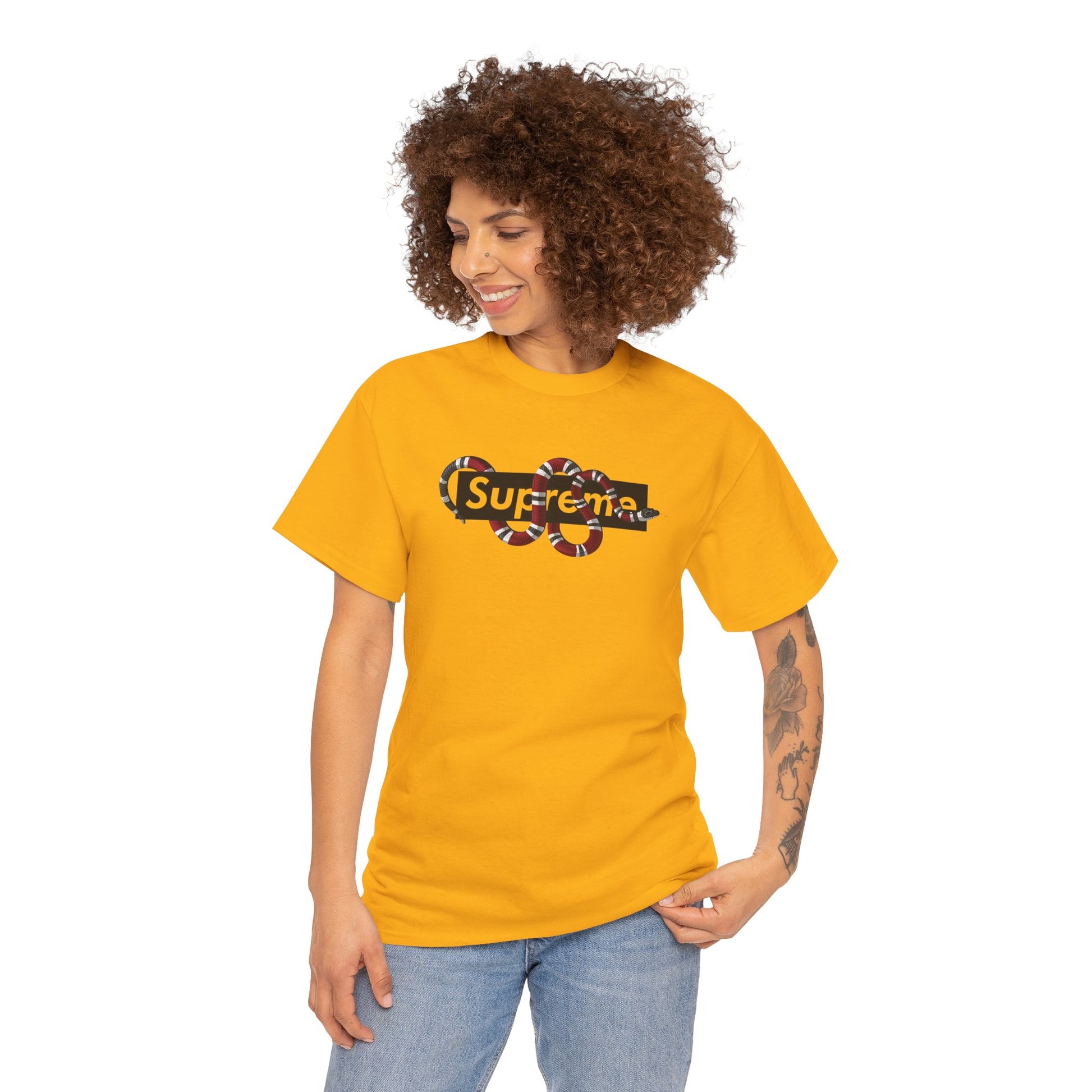 Urban Graphic Design Tee 'Supreme Snake'