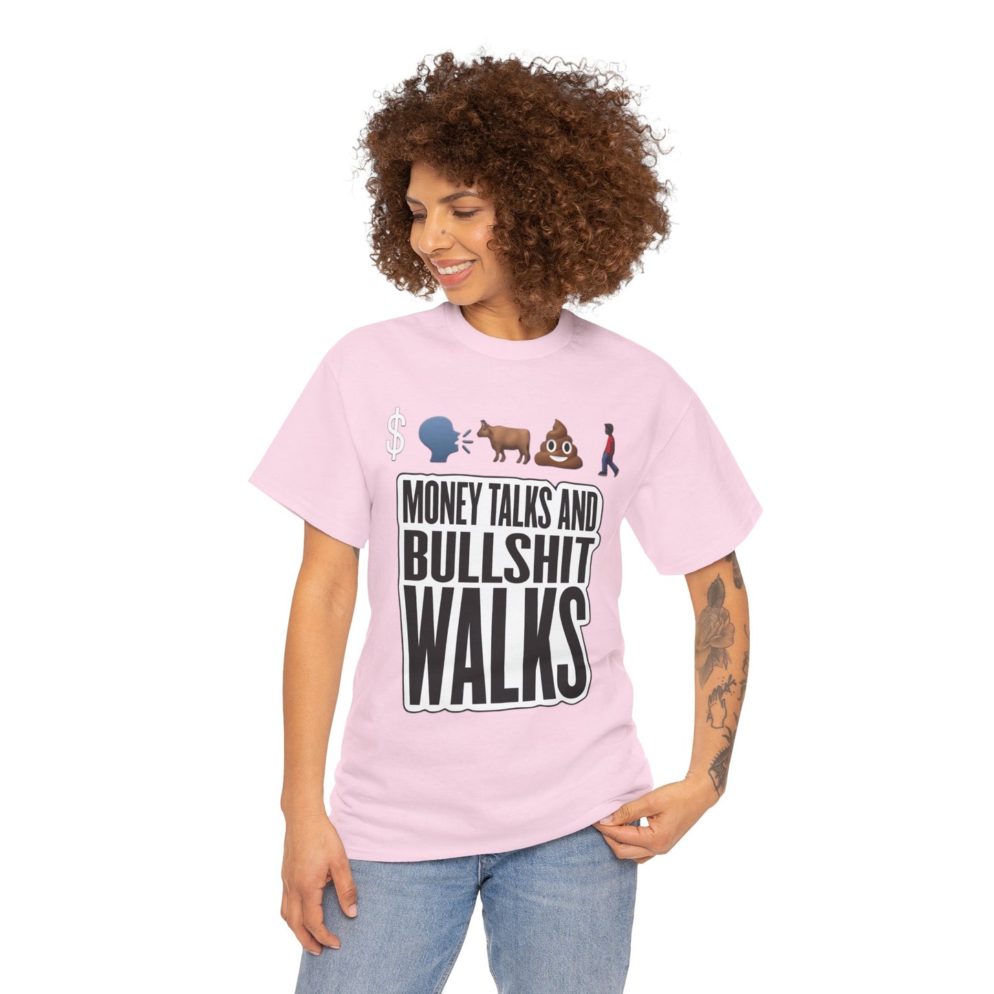 Funny Graphic Tee – "Money Talks and Bull---- Walks" | Bold & Sarcastic Statement Shirt