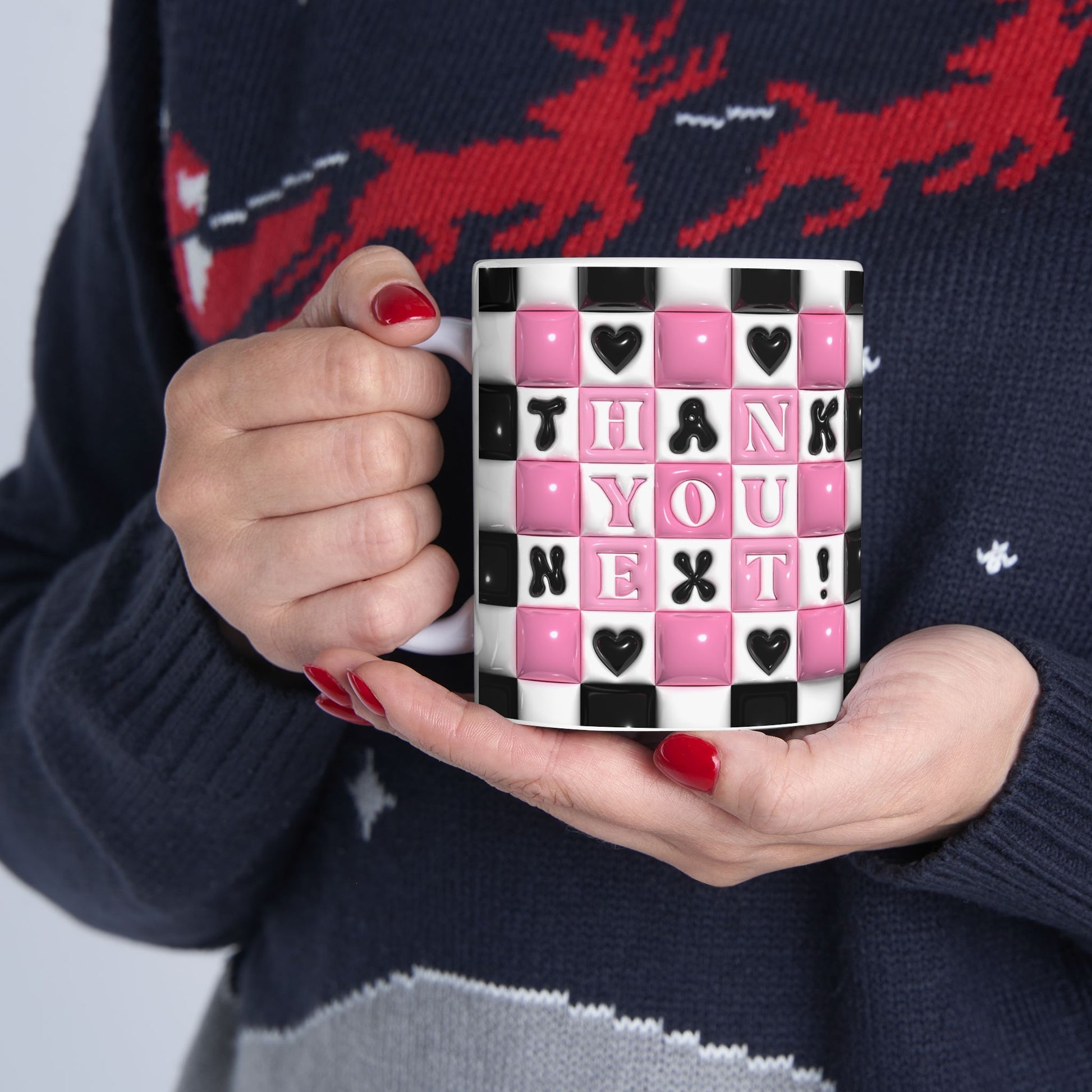 "Thank You Next" Ceramic Mug (11oz, 15oz)