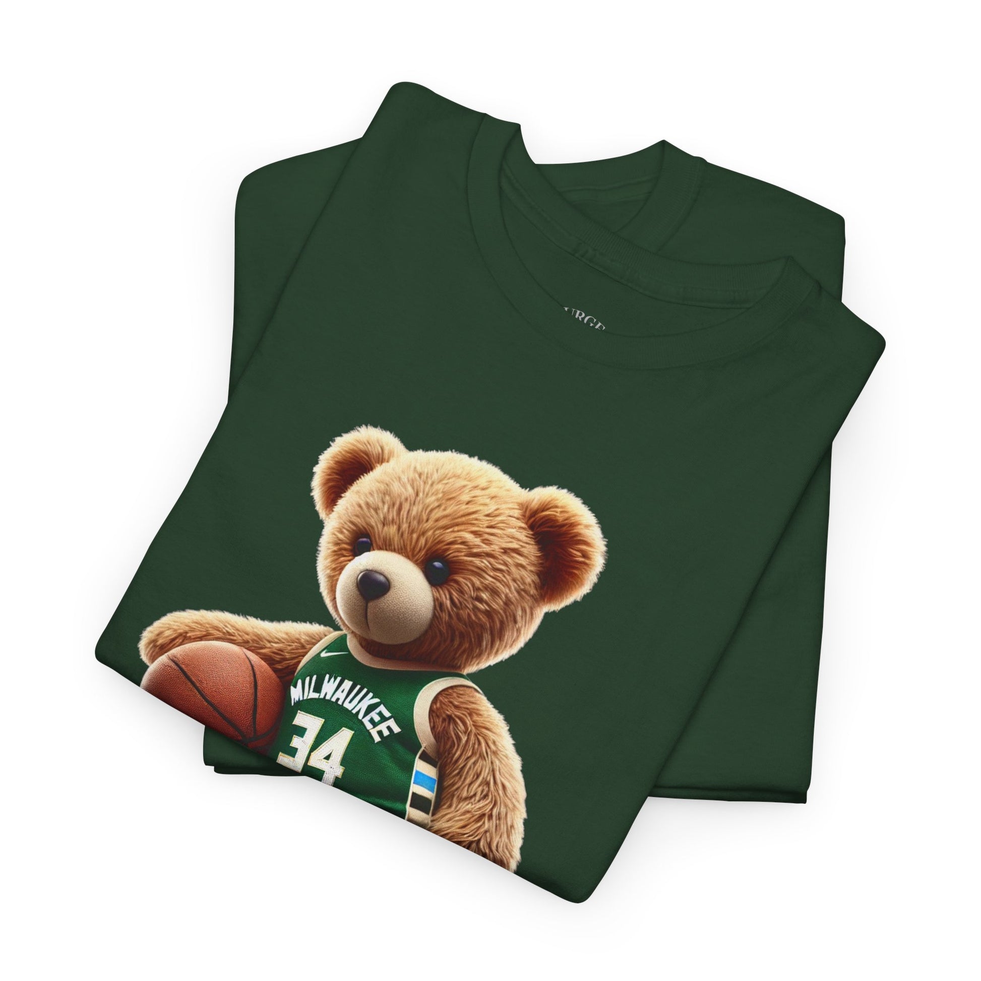 Milwaukee Bucks Teddy Bear Unisex Tee - Express Delivery available