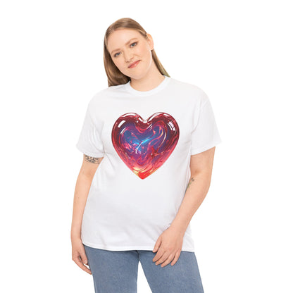 Trendy Women's Graphic Heart Tee