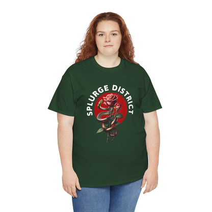 Splurge District Graphic Tee - with Rose Design