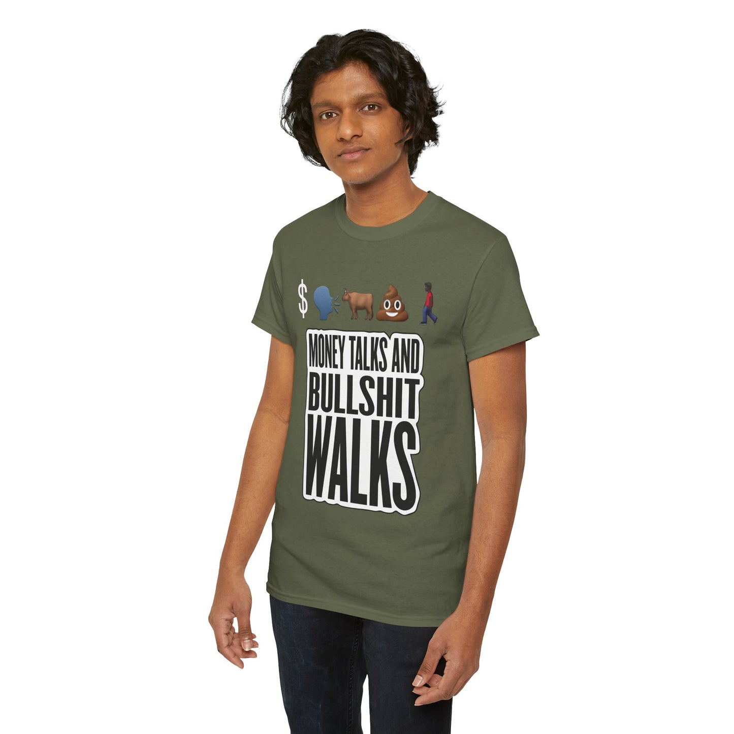 Funny Graphic Tee – "Money Talks and Bull---- Walks" | Bold & Sarcastic Statement Shirt