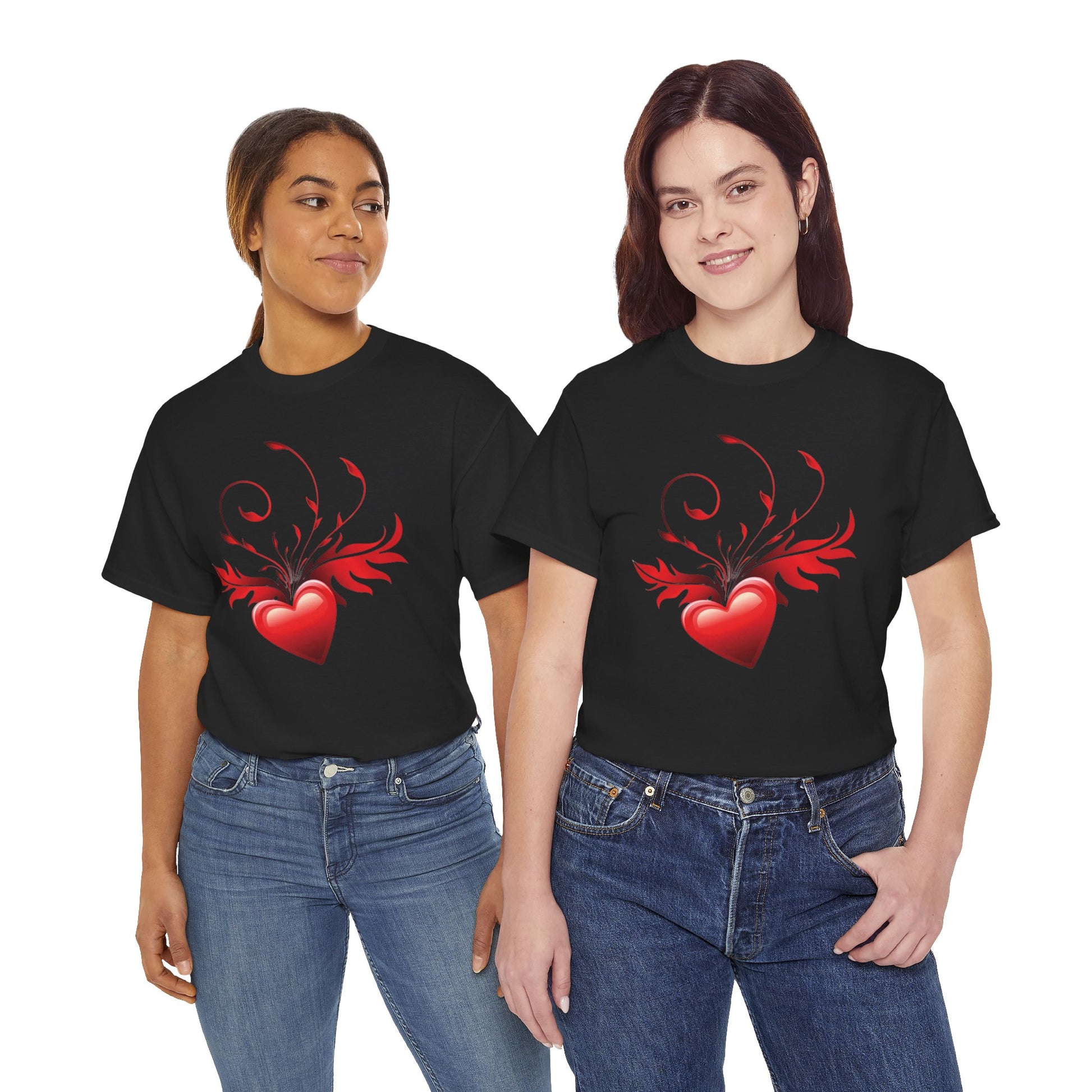 Graphic Heart Tee – Wear Your Heart in Style ❤️