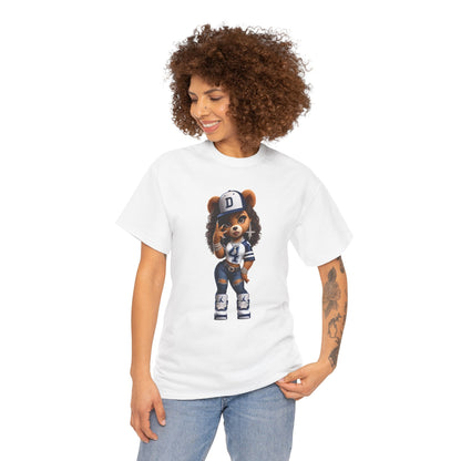 Urban Ms. Teddy Bear Tee Dallas Cowboys | Trendy Streetwear Graphic Shirt