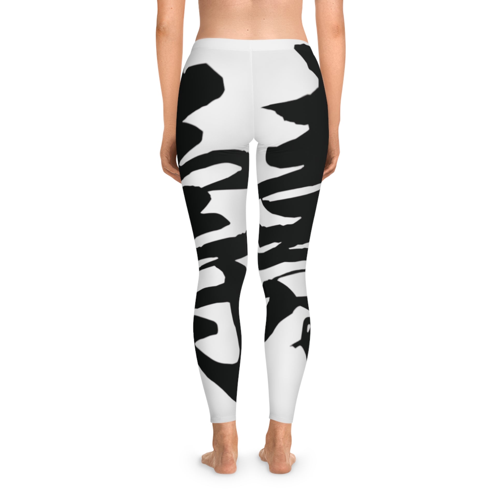 Longevity Calligraphy Leggings – "壽" Symbol for Long Life, Prosperity & Health
