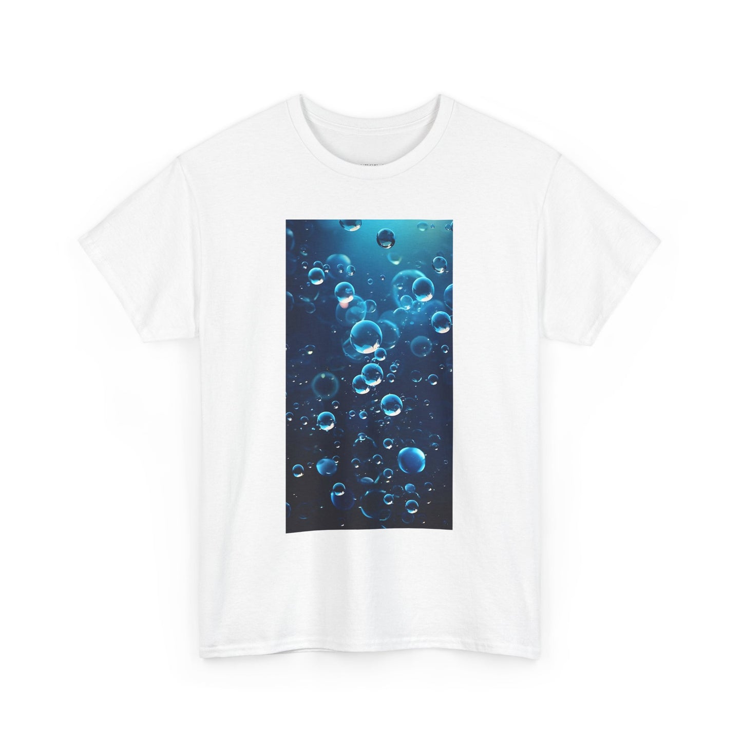 Trendy Women's Graphic "Ocean Bubbles" Tee