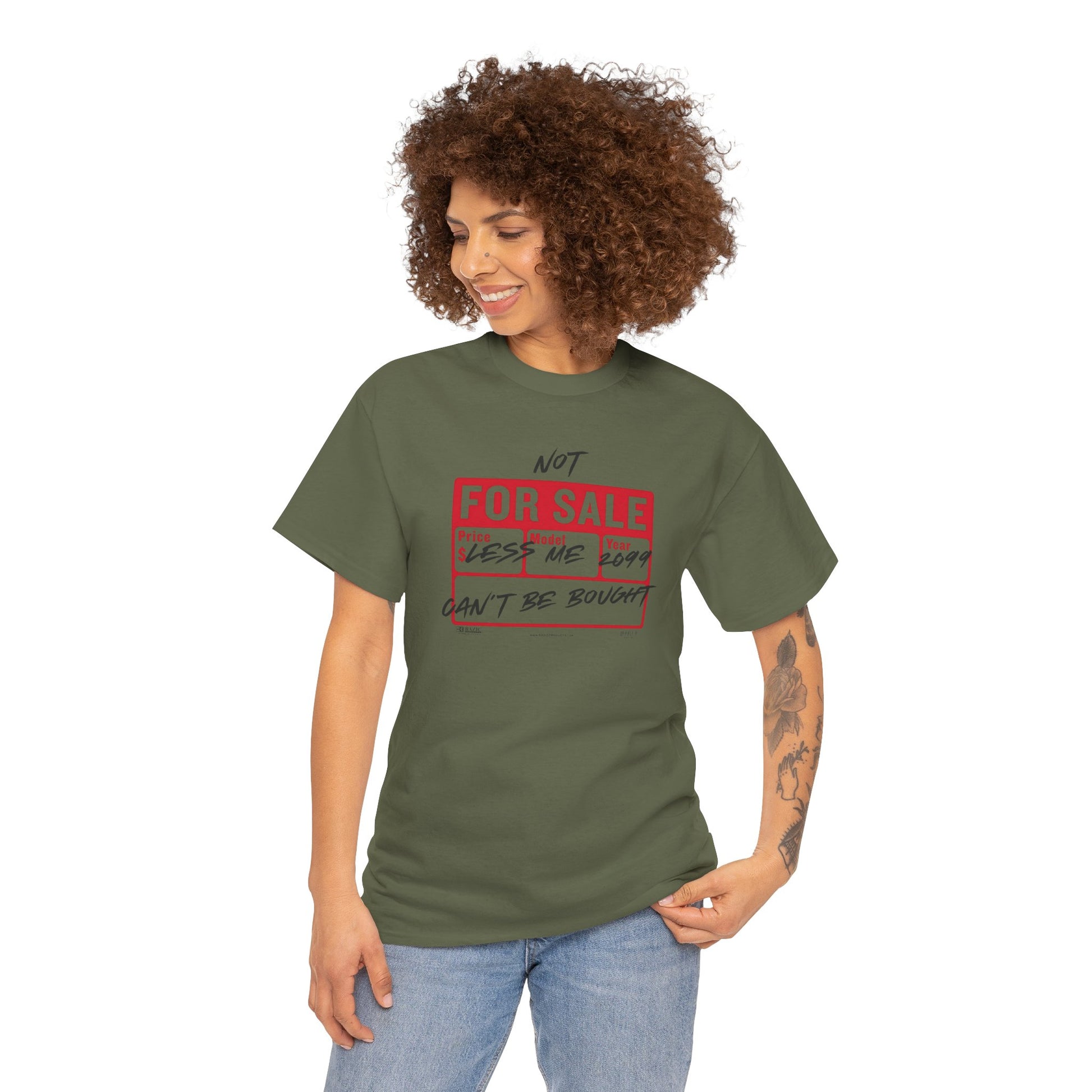 Funny Graphic Tee - ‘Not For Sale’ 2025 Edition Unisex Heavy Cotton Tee