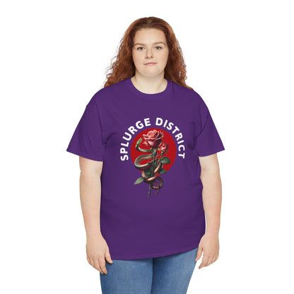 Splurge District Graphic Tee - with Rose Design