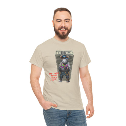 The Only Real Ones Left – Street Bear Stacked Money Graphic Tee