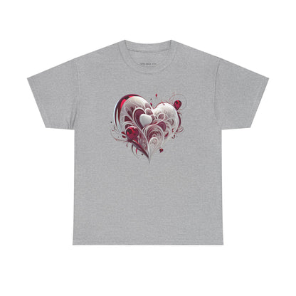 Trendy Women's Graphic Heart Tee