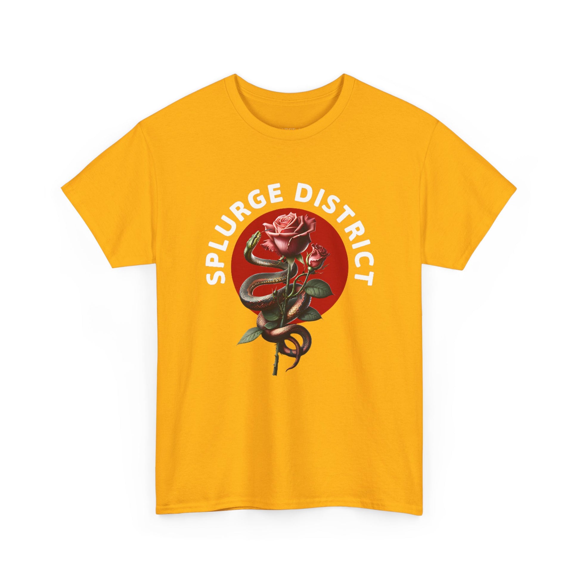 Splurge District Graphic Tee - with Rose Design