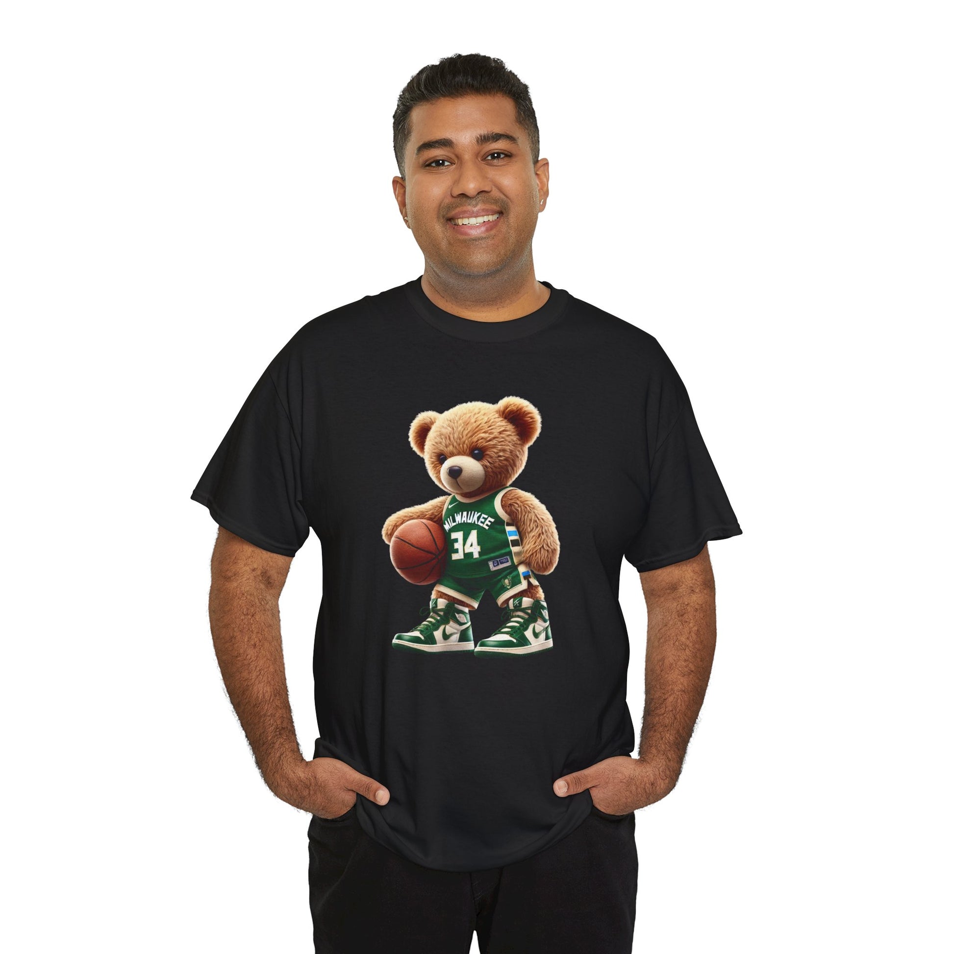 Milwaukee Bucks Teddy Bear Unisex Tee - Express Delivery available