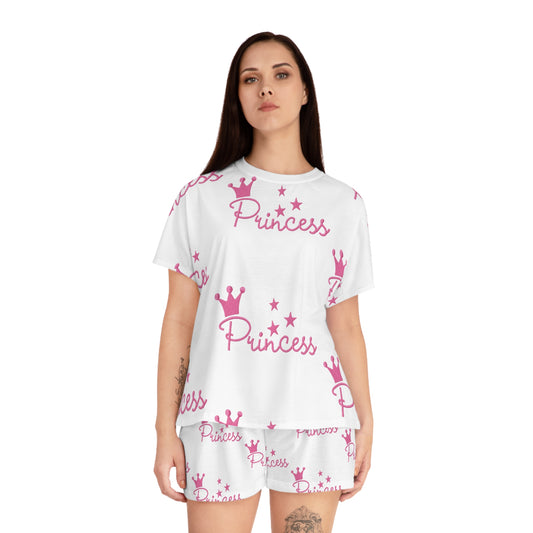 Princess Crown & Stars Graphic Design – Cute Pink Royalty Design for Adults and Kids