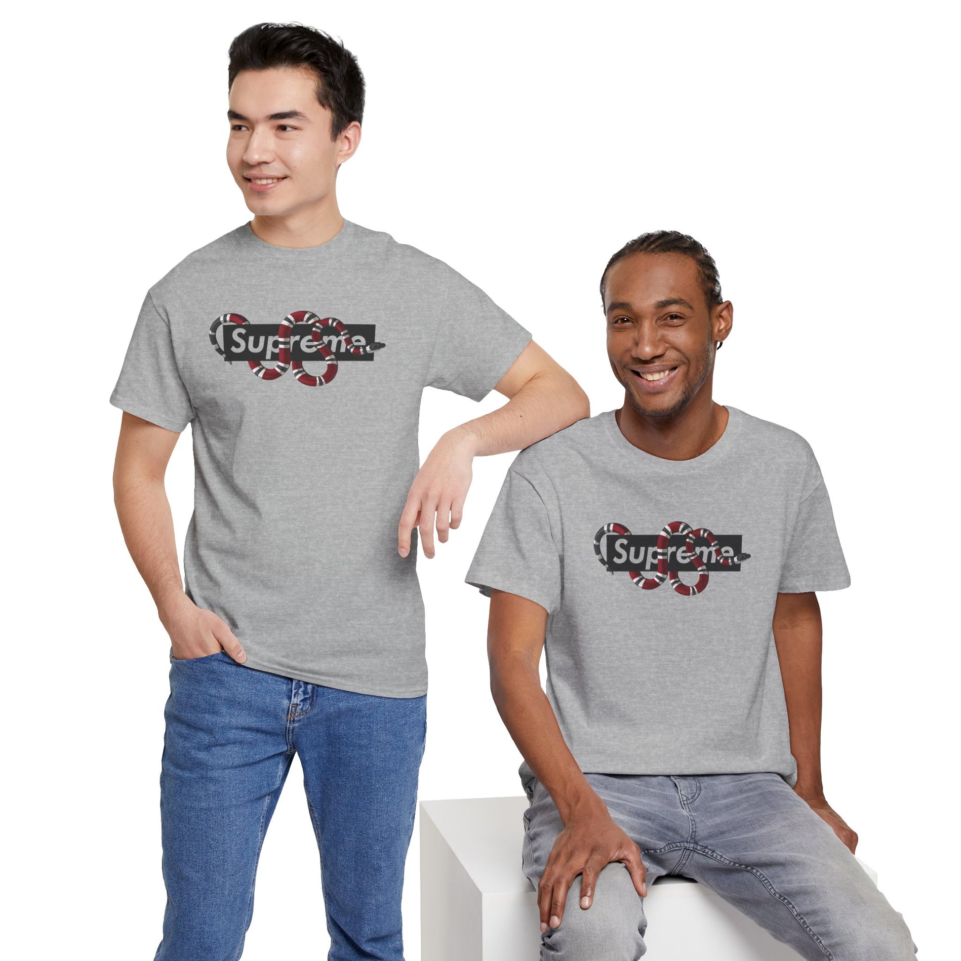 Urban Graphic Design Tee 'Supreme Snake'