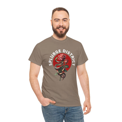 Splurge District Graphic Tee - with Rose Design