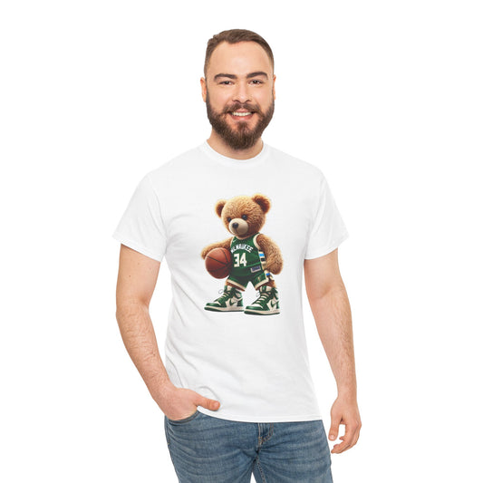 Milwaukee Bucks Teddy Bear Unisex Tee - Express Delivery available