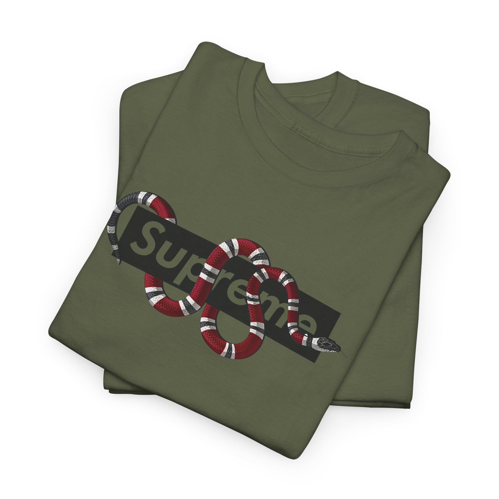 Urban Graphic Design Tee 'Supreme Snake'