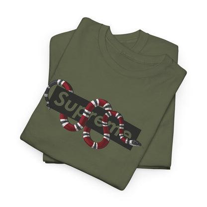 Urban Graphic Design Tee 'Supreme Snake'