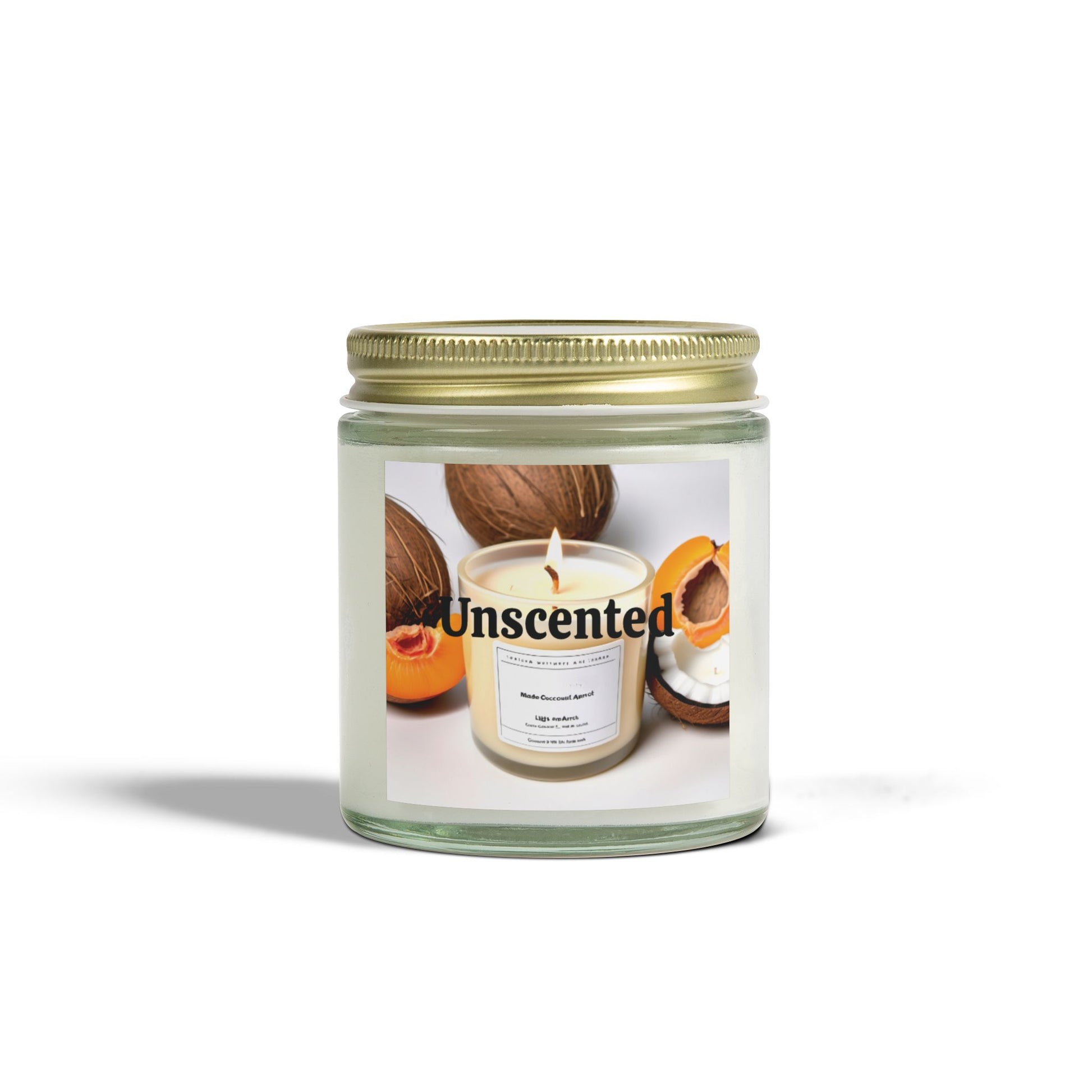 Scented Candles - made with Natural Coconut Apricot Wax (4oz, 9oz)