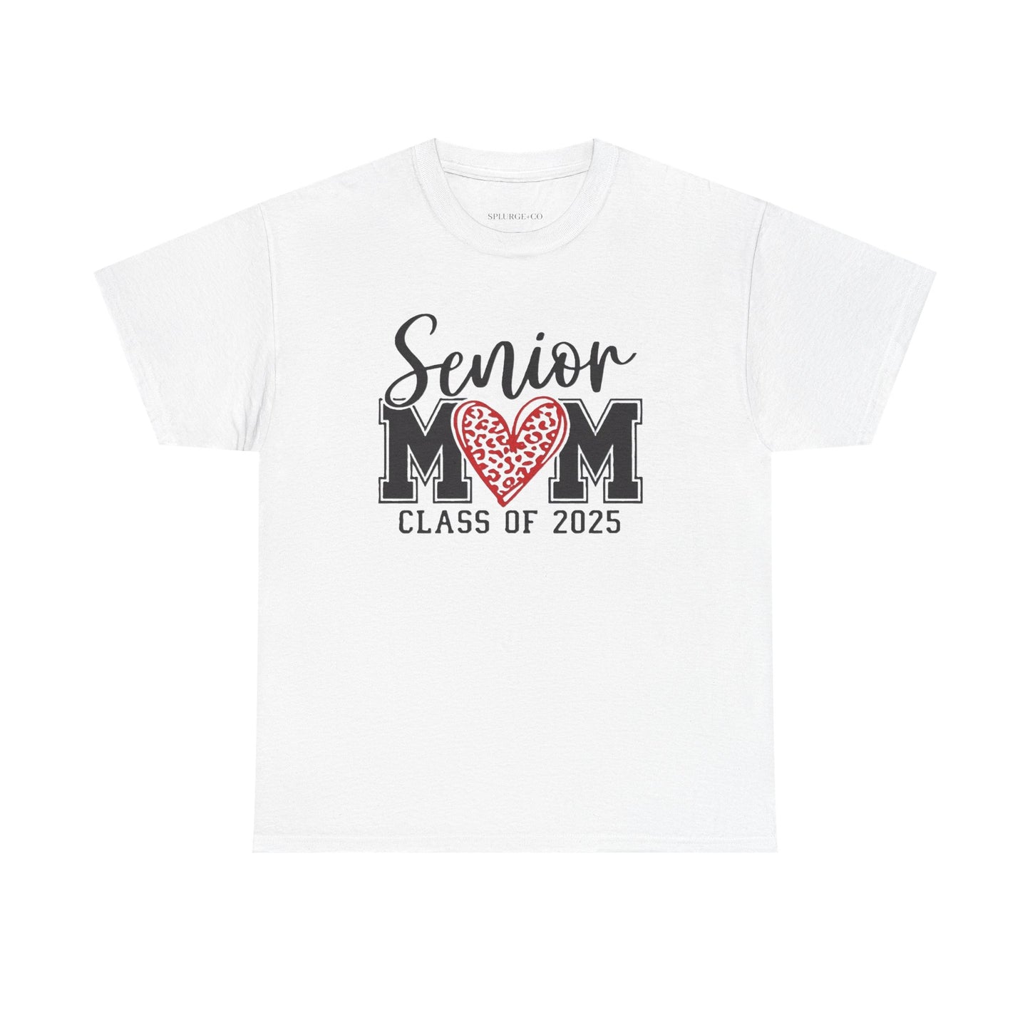 Senior Mom Class of 2025 Unisex Tee, Graduation Gift, Proud Parent Shirt, Family Reunion T-shirt, Mother Day Present