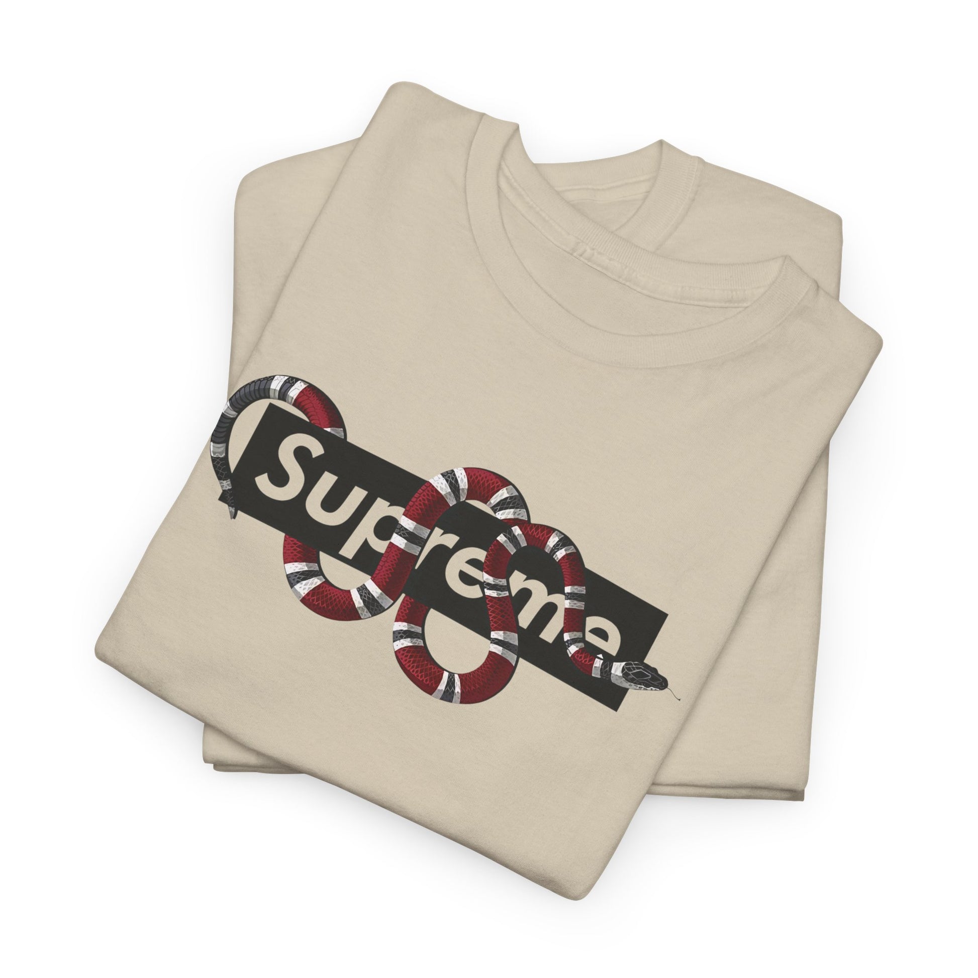 Urban Graphic Design Tee 'Supreme Snake'