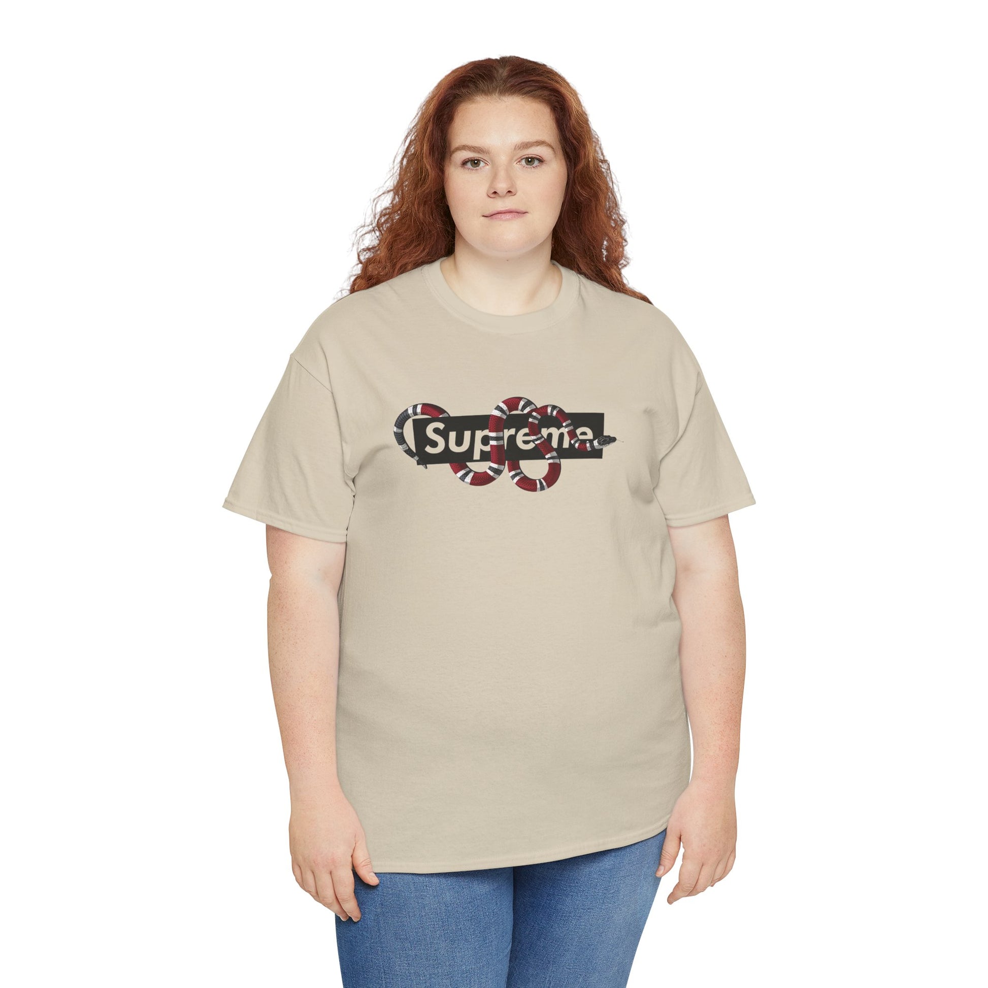 Urban Graphic Design Tee 'Supreme Snake'