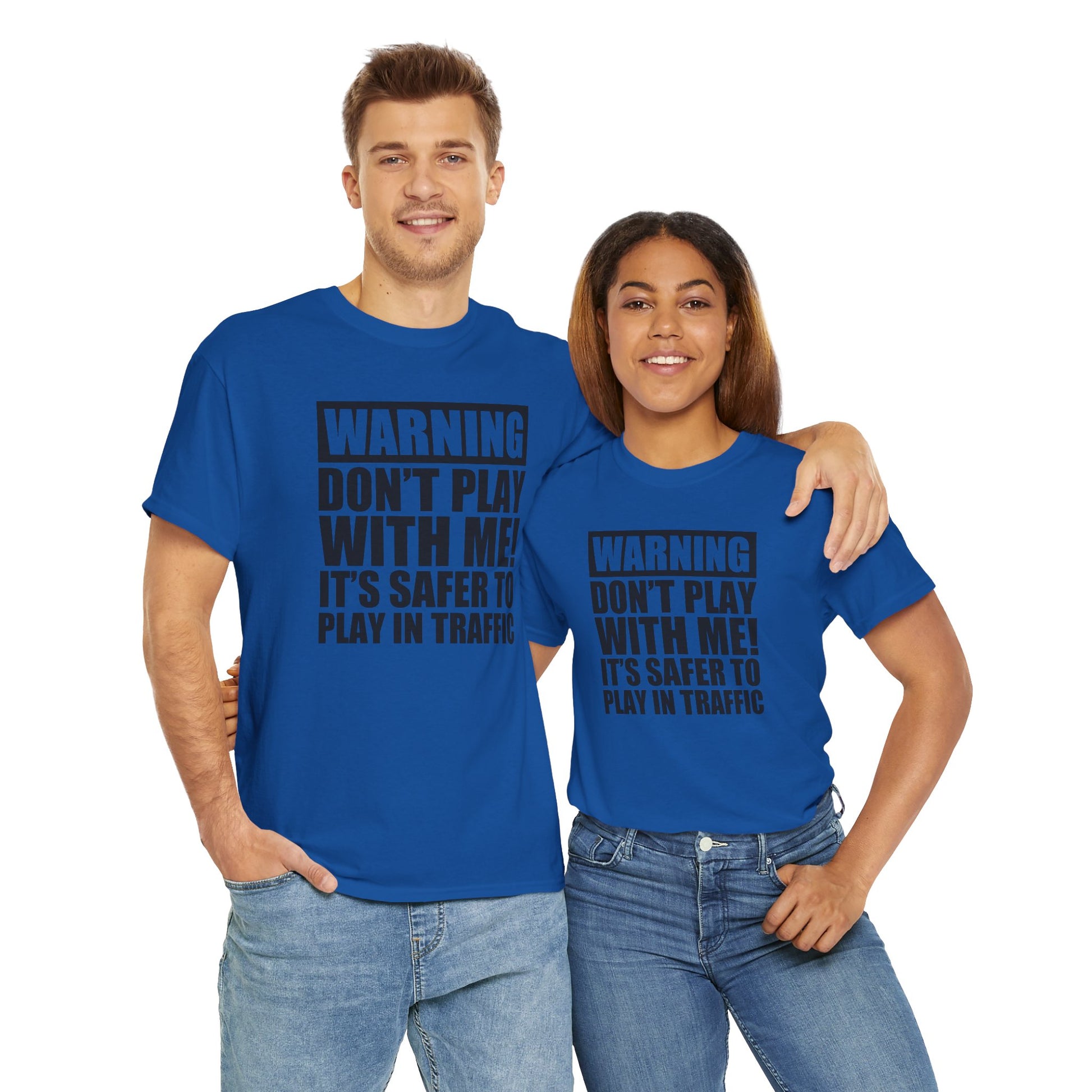 Funny Warning Graphic Tee - 'Don't Play with Me!'