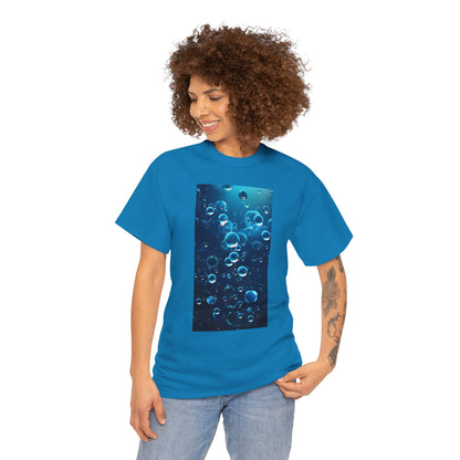 Trendy Women's Graphic "Ocean Bubbles" Tee