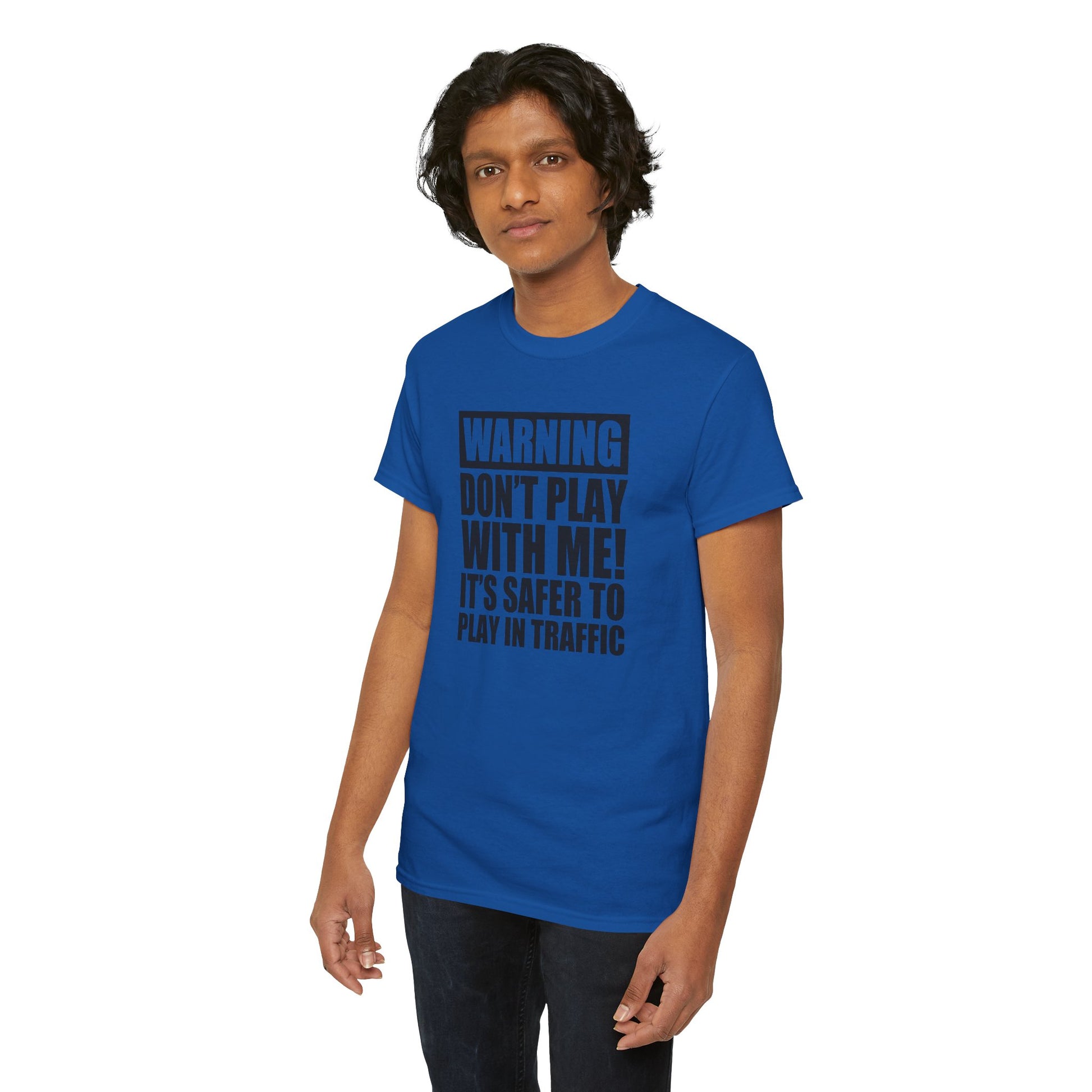 Funny Warning Graphic Tee - 'Don't Play with Me!'