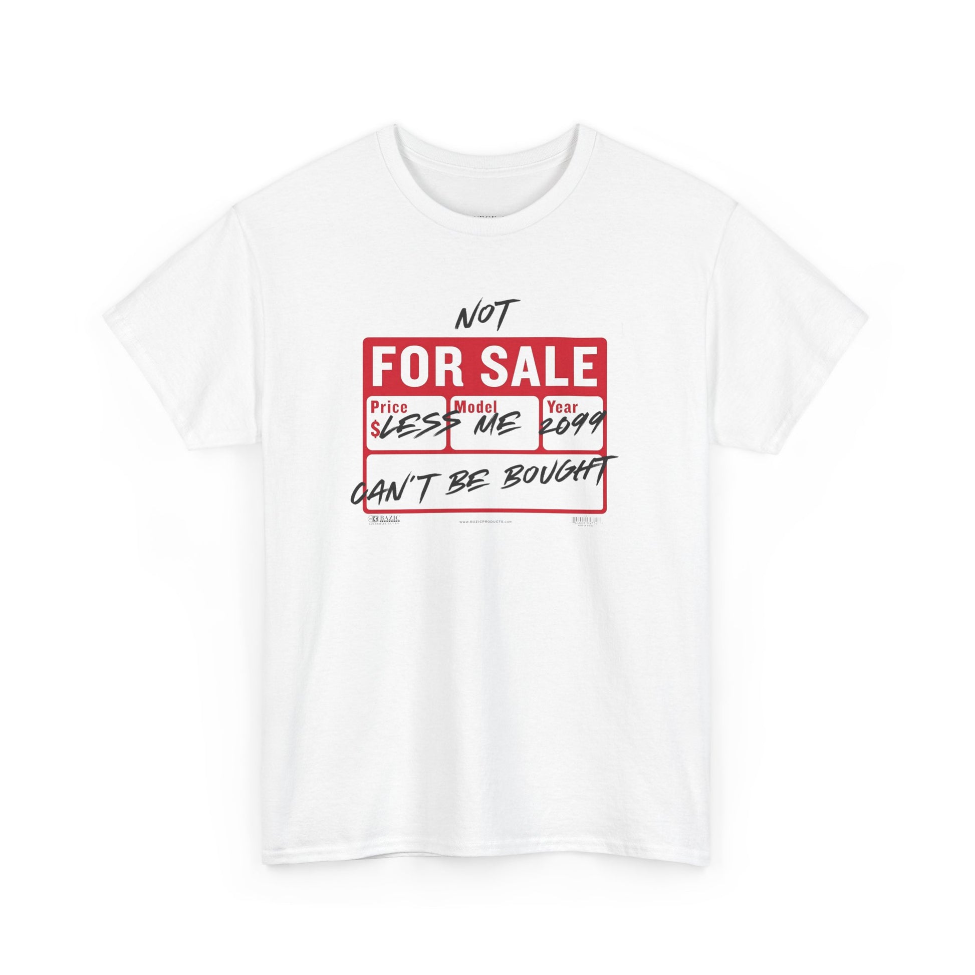 Funny Graphic Tee - ‘Not For Sale’ 2025 Edition Unisex Heavy Cotton Tee