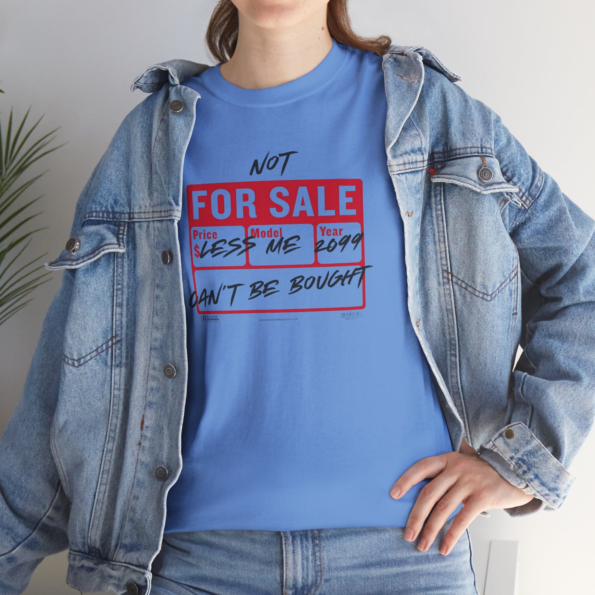 Funny Graphic Tee - ‘Not For Sale’ 2025 Edition Unisex Heavy Cotton Tee