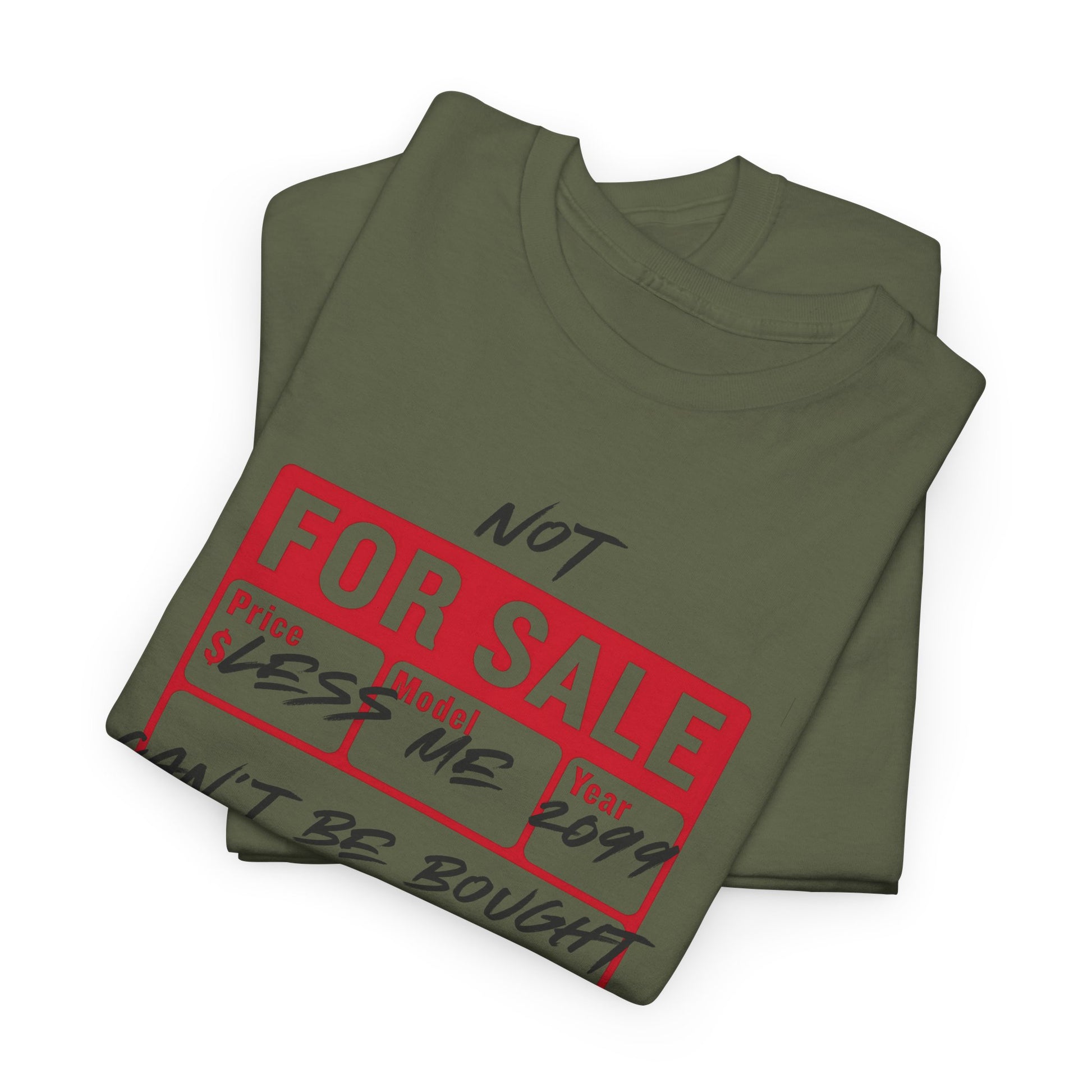 Funny Graphic Tee - ‘Not For Sale’ 2025 Edition Unisex Heavy Cotton Tee