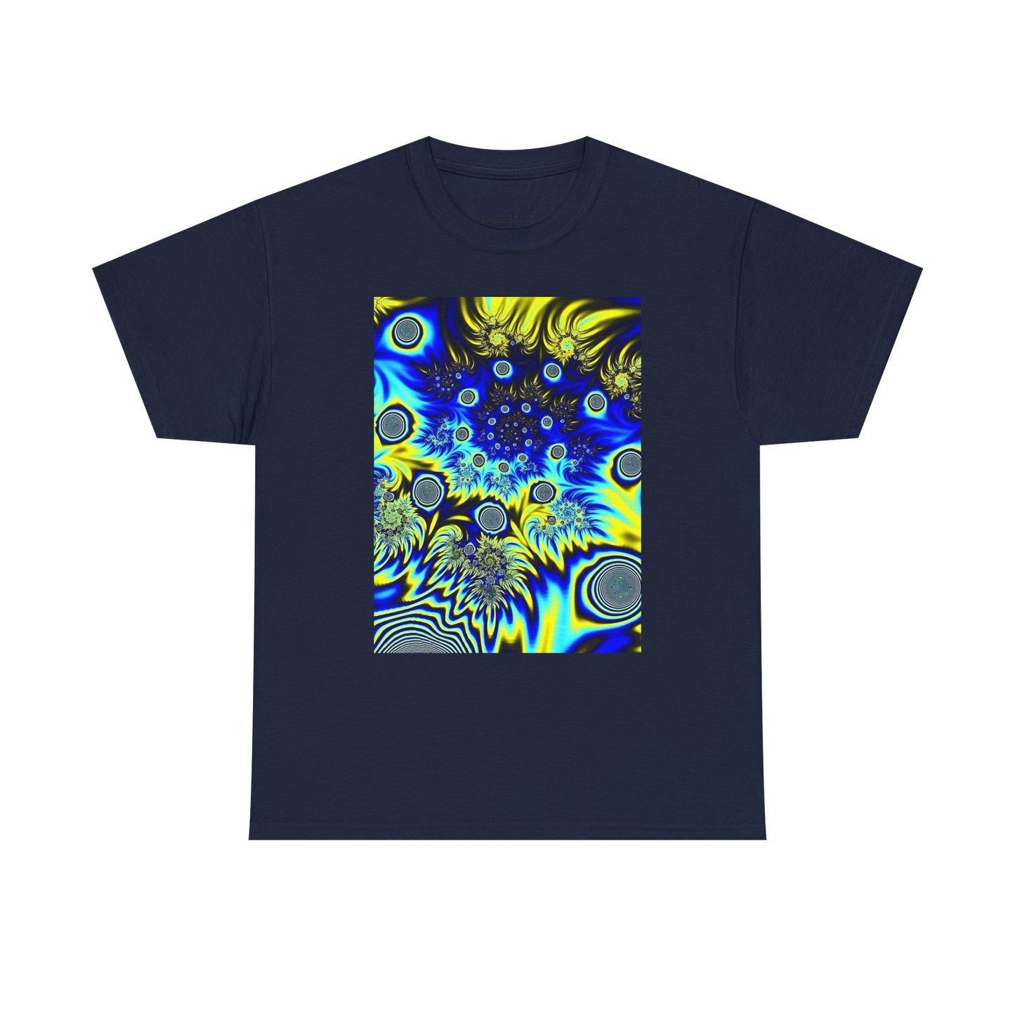 Trendy Graphic "Blue Psychedelic" Tee