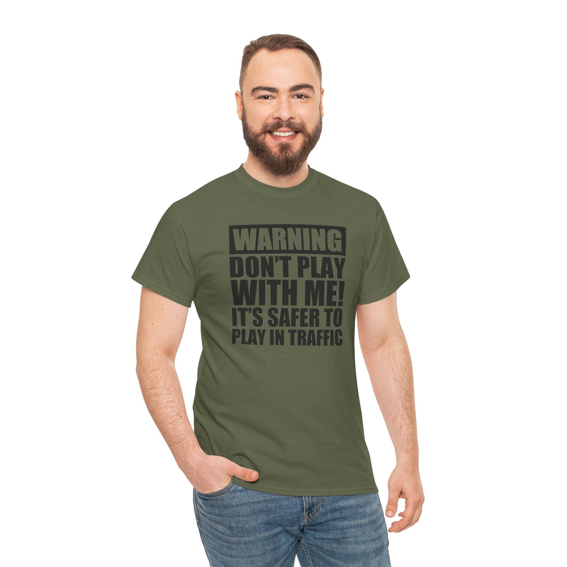 Funny Warning Graphic Tee - 'Don't Play with Me!'