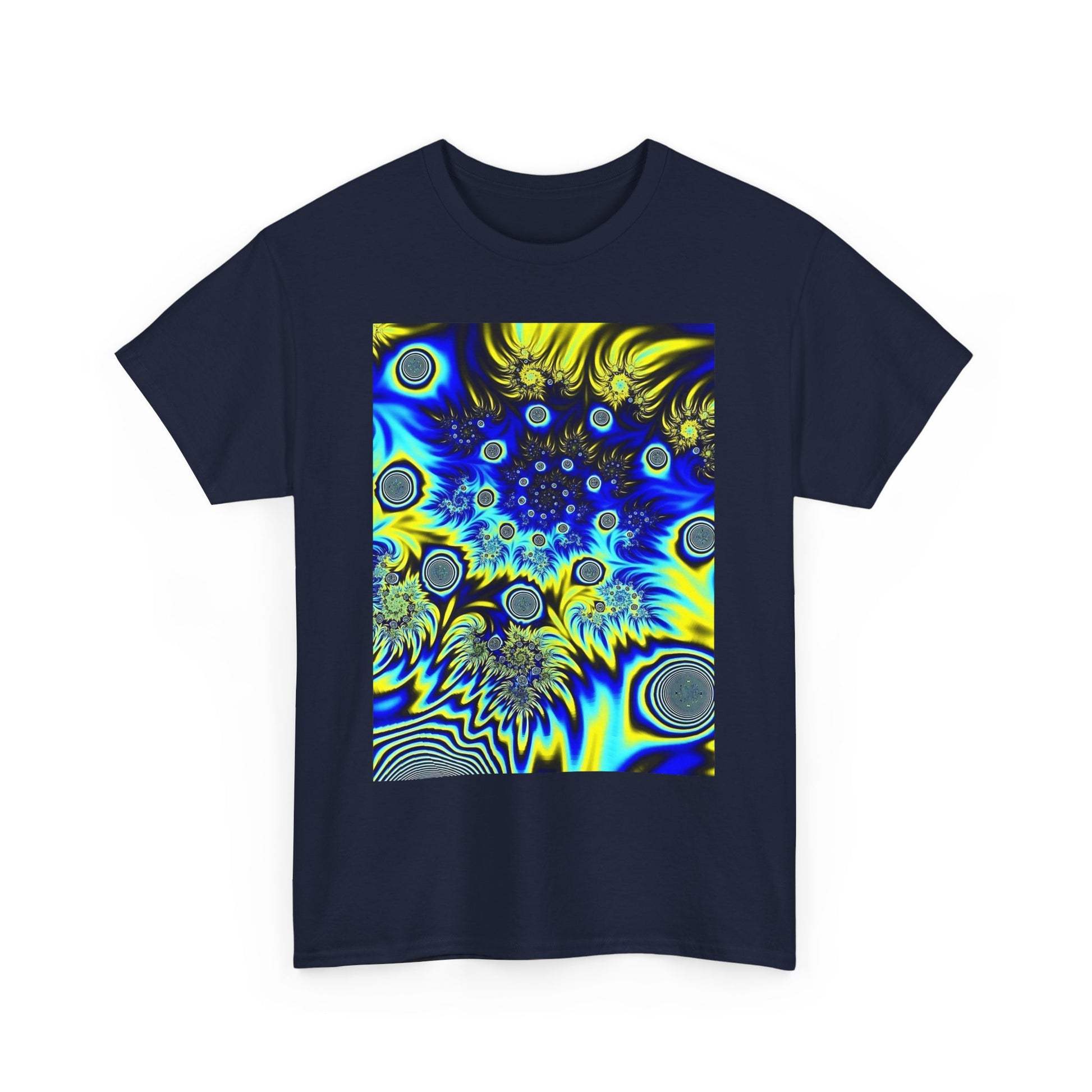 Trendy Graphic "Blue Psychedelic" Tee