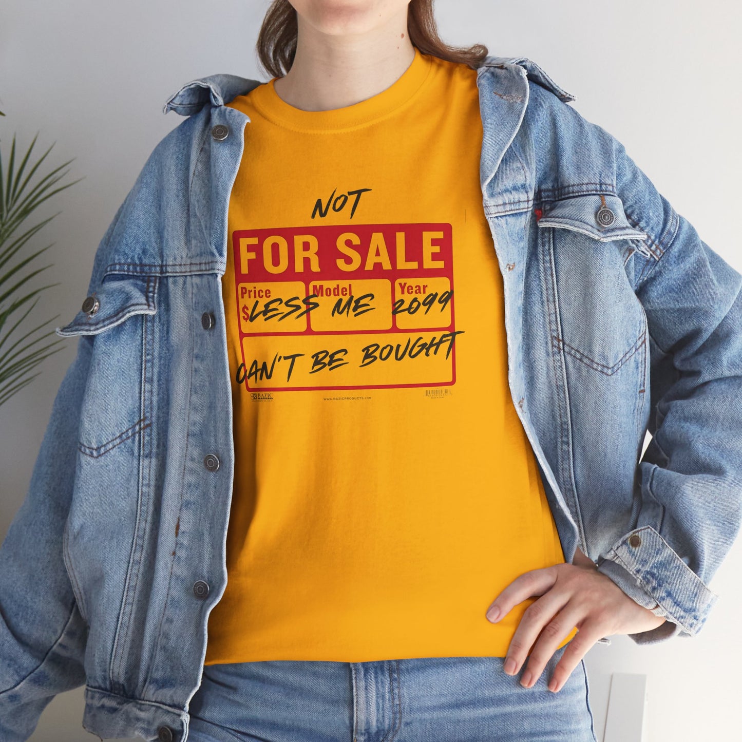 Funny Graphic Tee - ‘Not For Sale’ 2025 Edition Unisex Heavy Cotton Tee